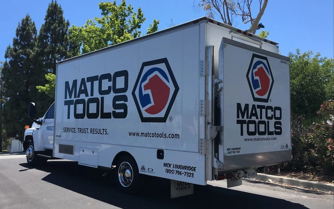 Matco Tools commercial box truck wrap by Vaderwerks