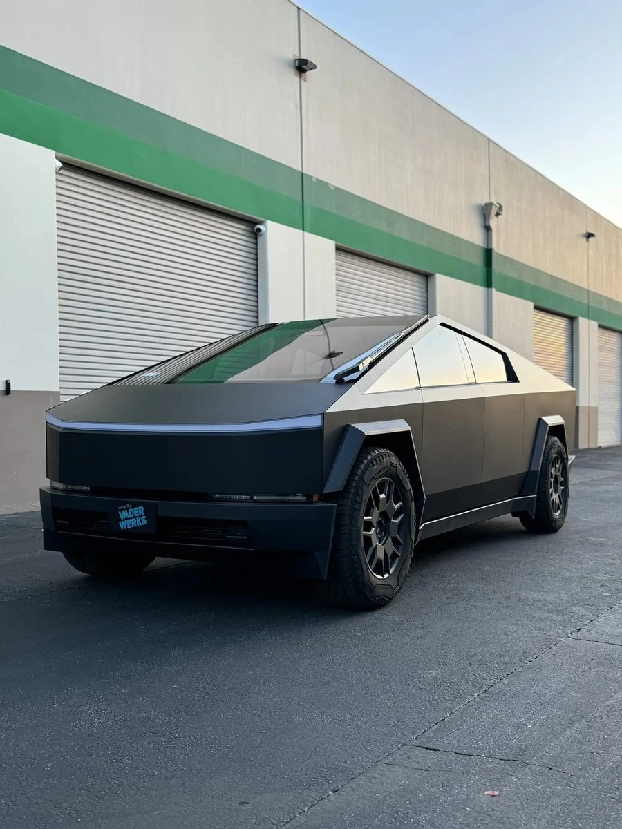 Tesla Cybertruck wrap by Vaderwerks